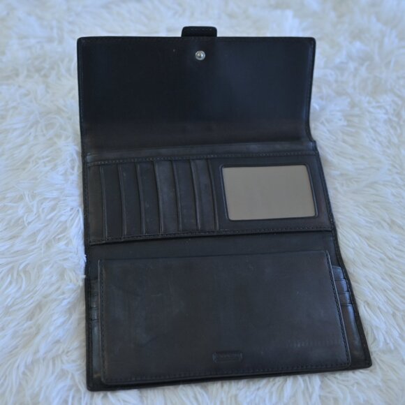Coach Black Soho Bifold Leather Signature Wallet NWOT Excellent Condition. - Picture 4 of 4
